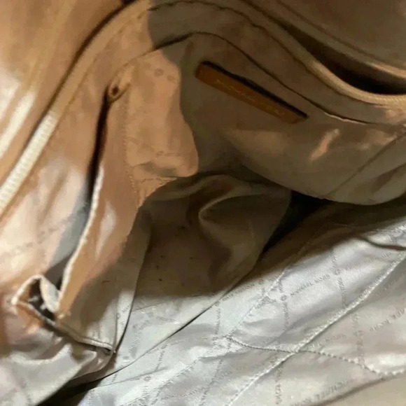 Michael kors MK signature print canvas satchel handbag - Picture 6 of 12